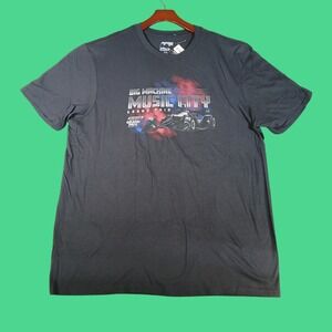 IndyCar Music City Grand Prix T-Shirt Mens 2XL Black Graphic Racing 2023